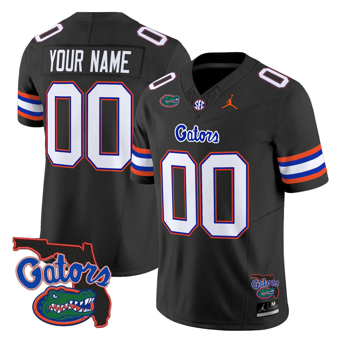 Florida Gators 2025 Florida Patch Vapor Limited Custom Jersey - All Stitched