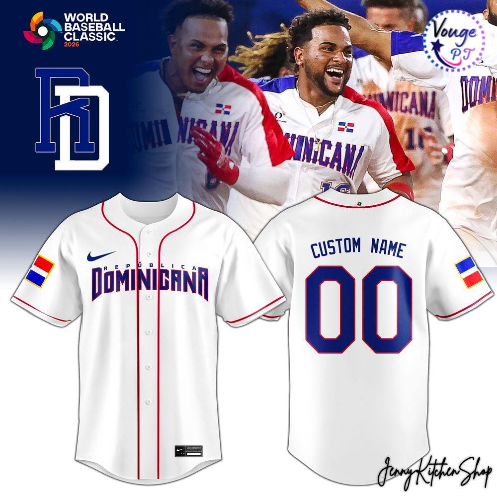 Dominican Republic Baseball 2026 World Baseball Classic Jersey 