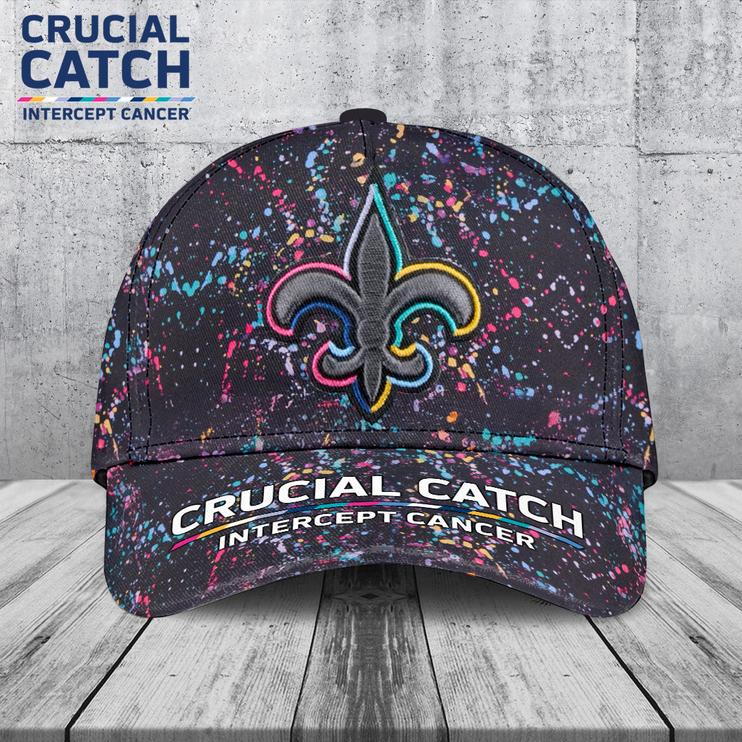 New Orleans Saints Crucial Catch 2025 Classic Cap 