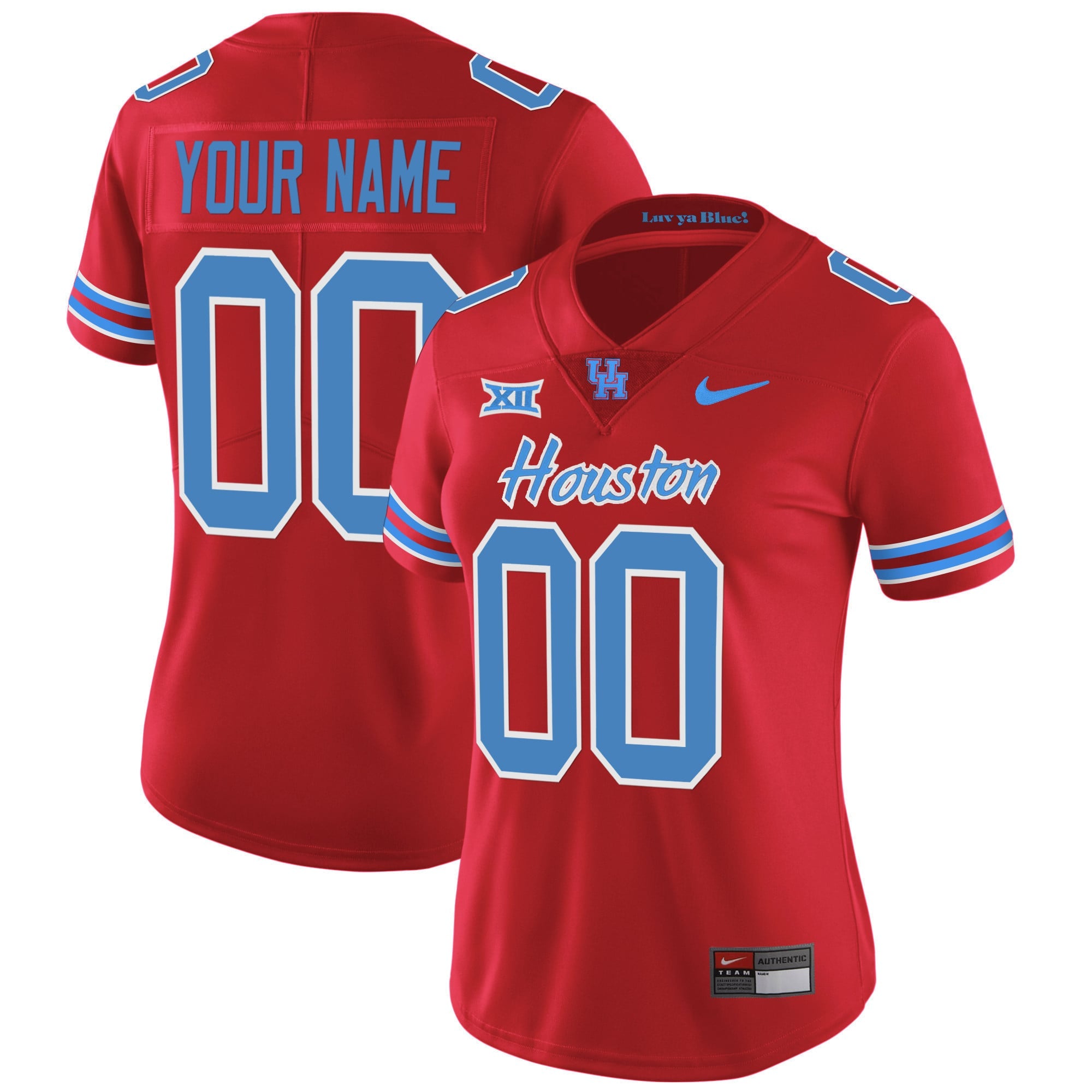 Houston Cougars 2023 Oilers Inspired Vapor Custom Jersey - All Stitched