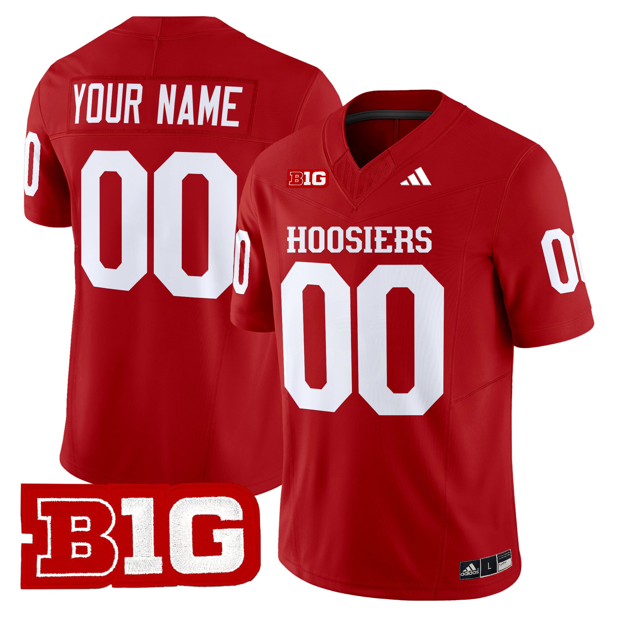 Indiana Hoosiers 2025 Vapor Limited Custom Jersey - All Stitched
