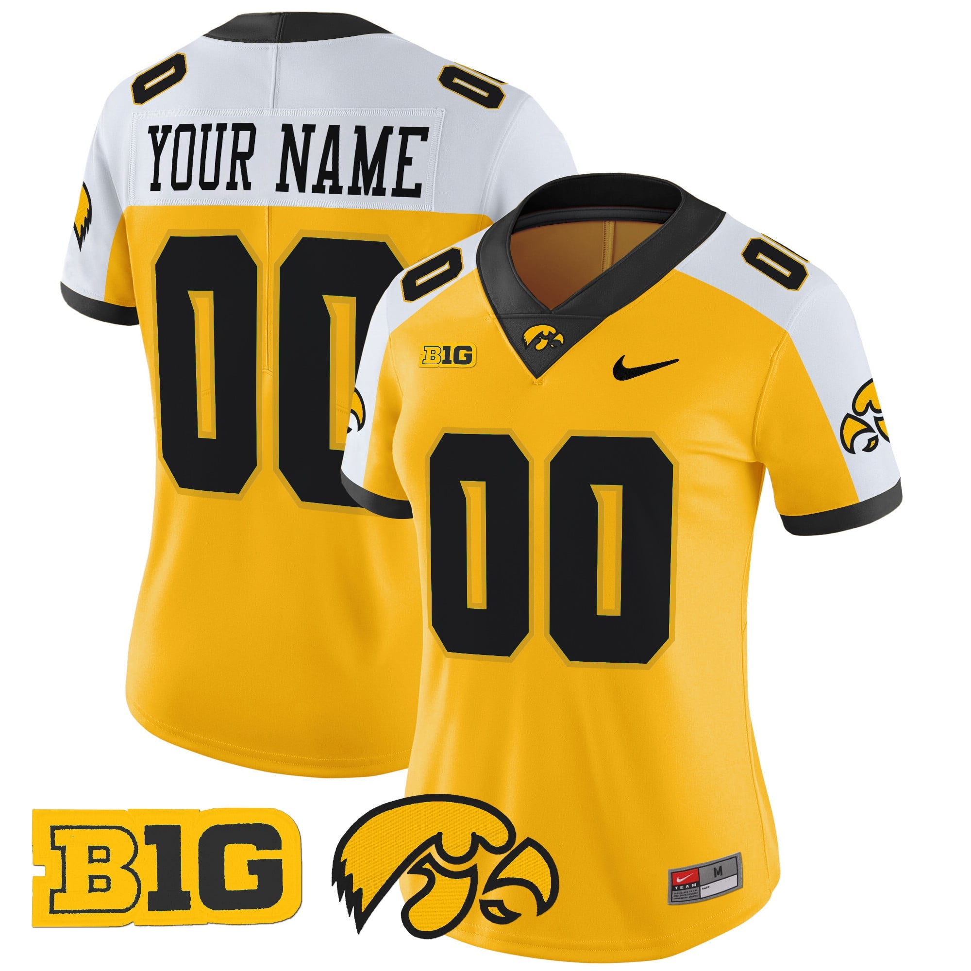 Iowa Hawkeyes 2025 Vapor Limited Custom Jersey - All Stitched