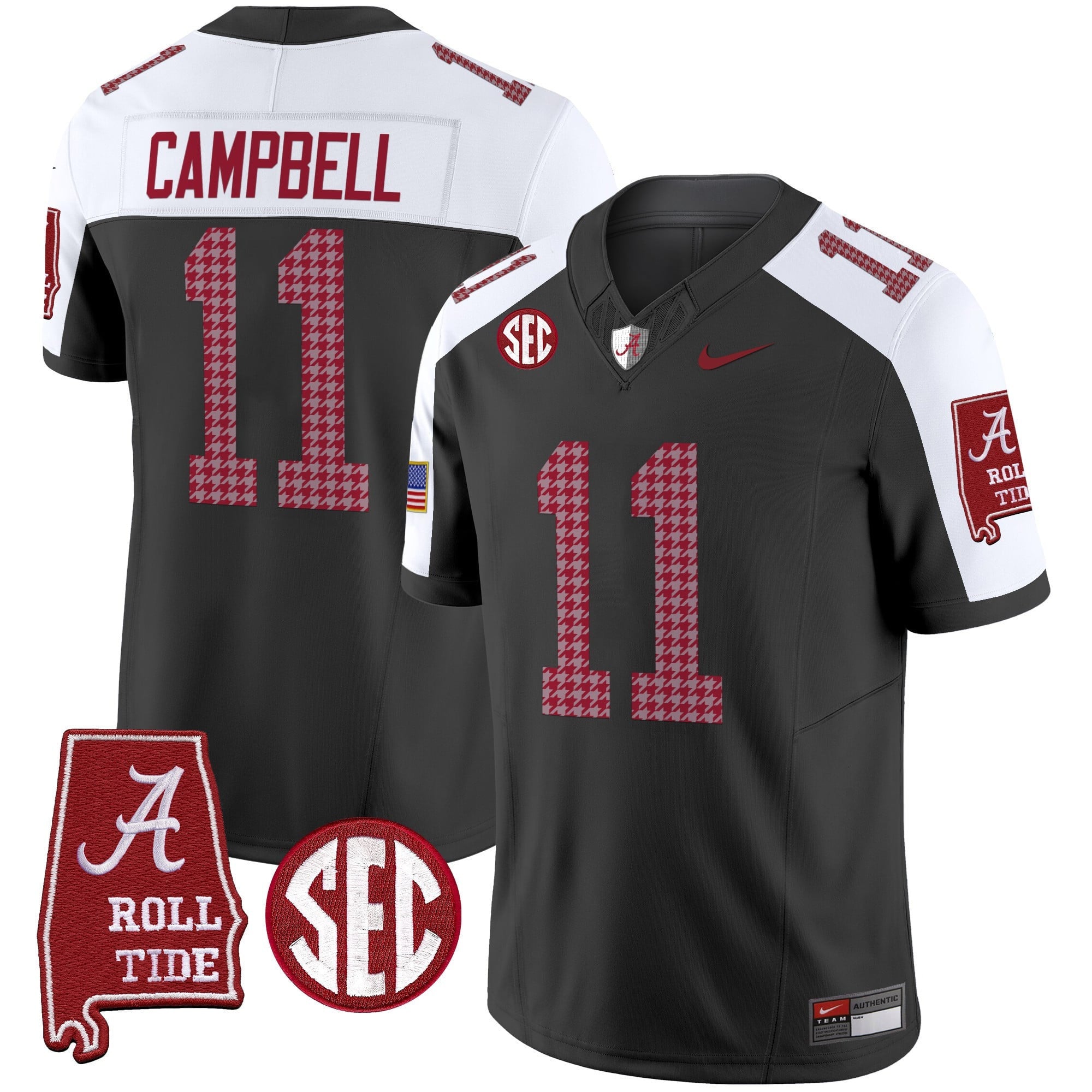 Men's Alabama Crimson Tide Pro Combat Vapor Limited Jersey - All Stitched