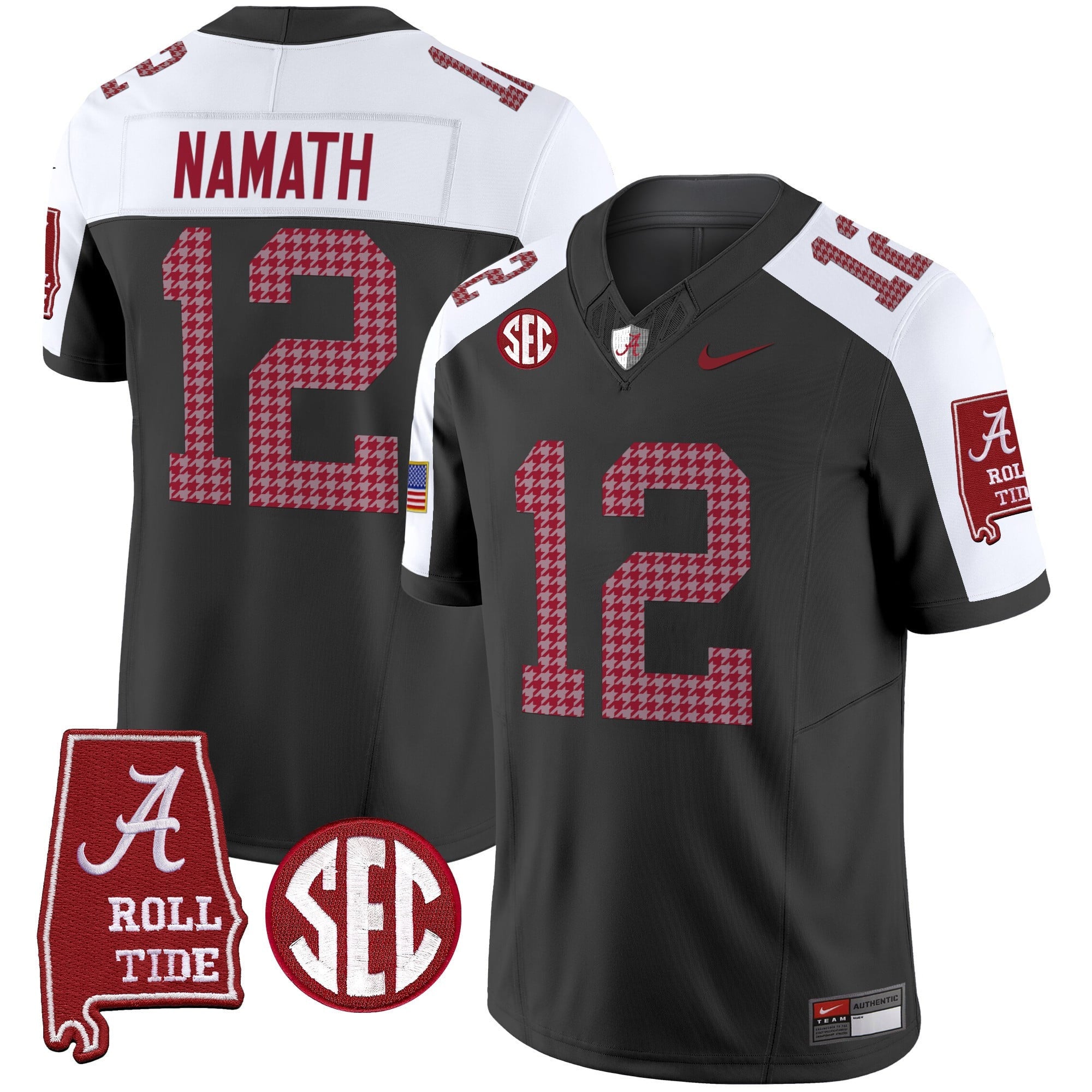 Men's Alabama Crimson Tide Pro Combat Vapor Limited Jersey - All Stitched