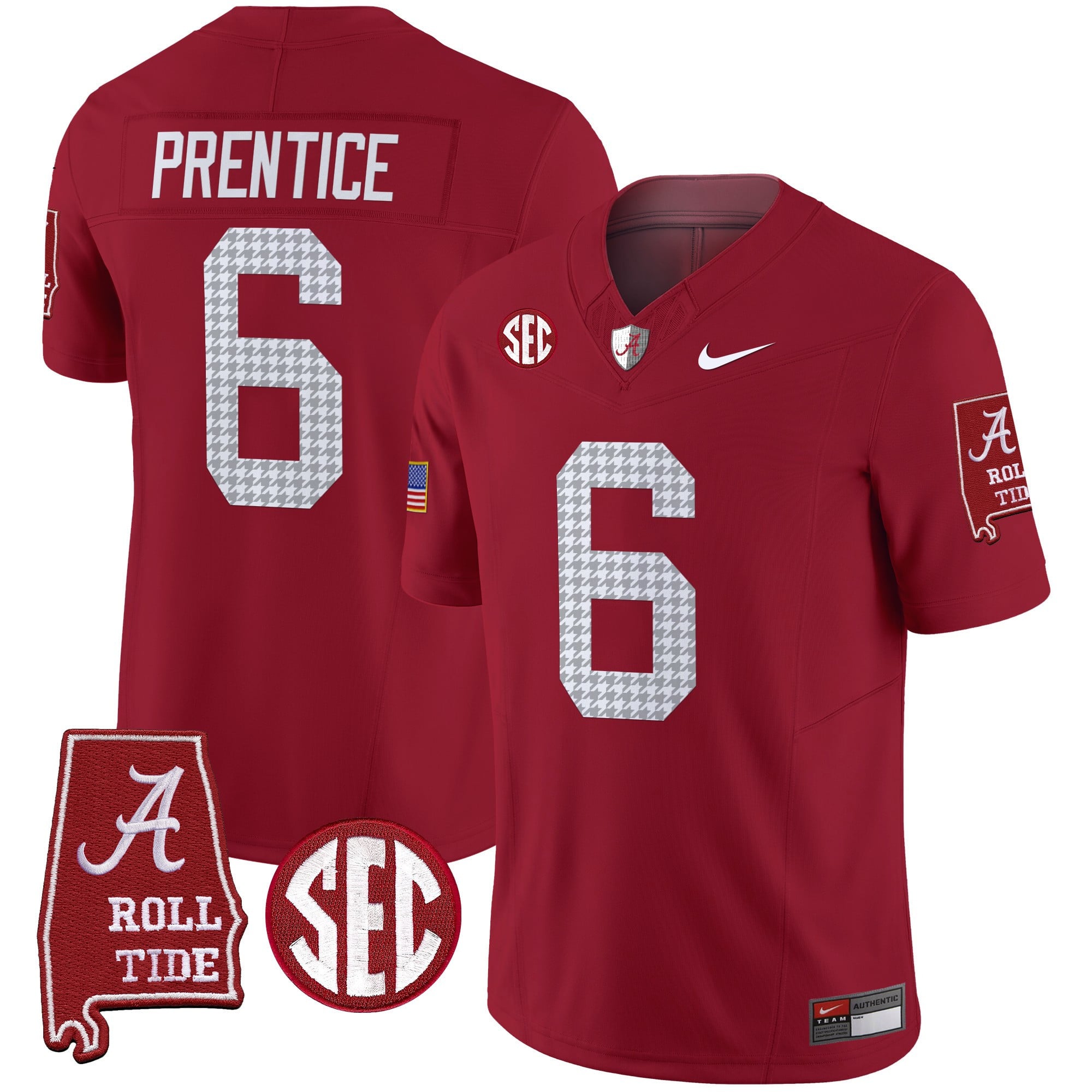 Men's Alabama Crimson Tide Pro Combat Vapor Limited Jersey - All Stitched