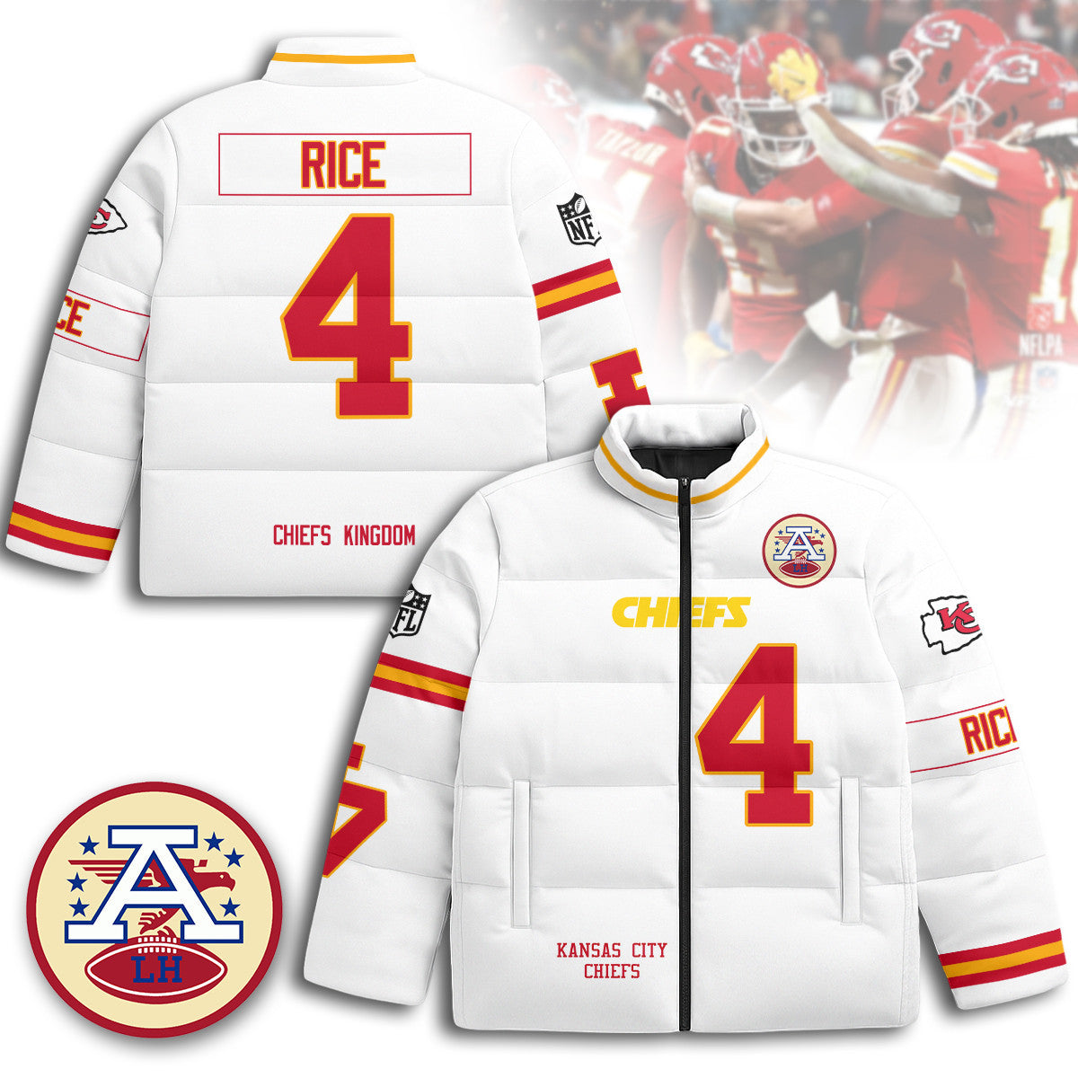 Kansas City Chiefs Unisex Puffer Jacket